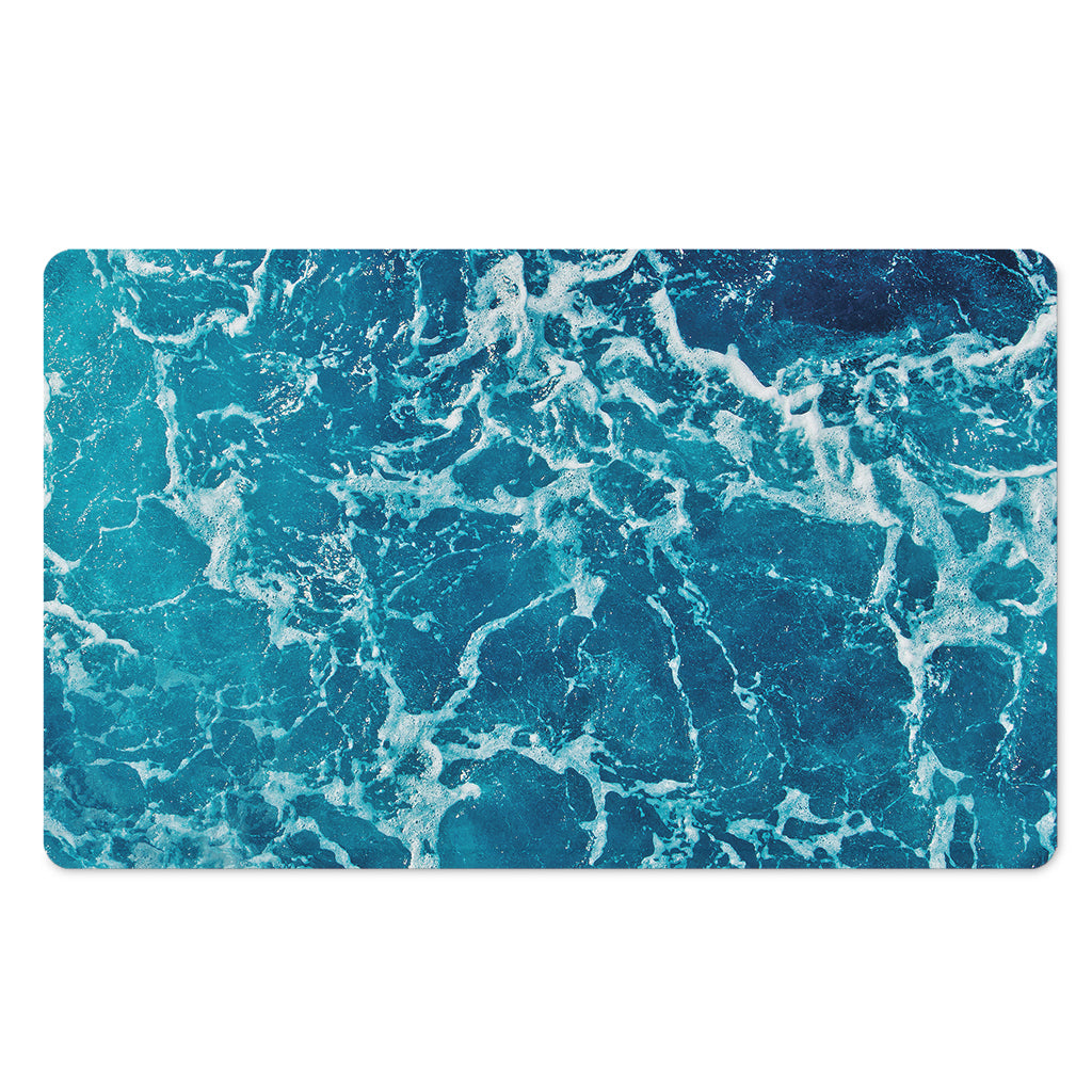 Ocean Surface Print Polyester Doormat