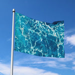 Ocean Surface Print Polyester Flag