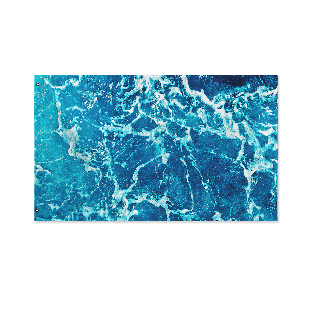 Ocean Surface Print Polyester Flag