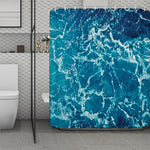 Ocean Surface Print Polyester Shower Curtain