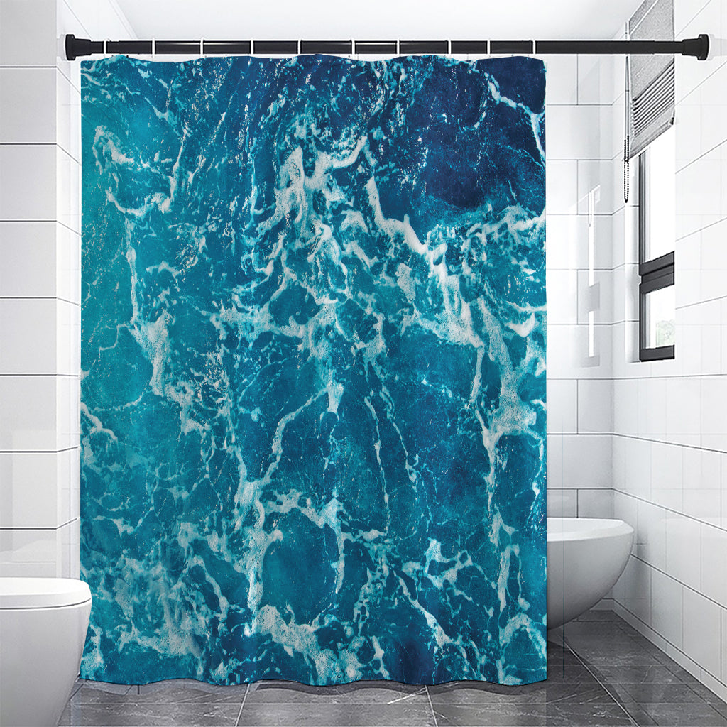 Ocean Surface Print Premium Shower Curtain