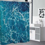 Ocean Surface Print Premium Shower Curtain