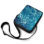 Ocean Surface Print Rectangular Crossbody Bag