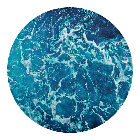 Ocean Surface Print Round Blanket