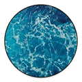 Ocean Surface Print Round Floor Mat