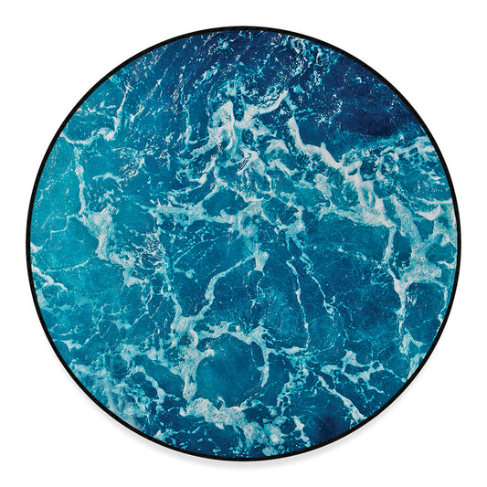 Ocean Surface Print Round Floor Mat