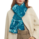 Ocean Surface Print Scarf