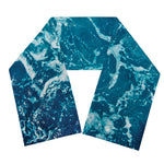 Ocean Surface Print Scarf