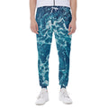 Ocean Surface Print Joggers