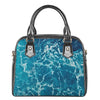 Ocean Surface Print Shoulder Handbag