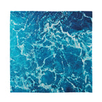 Ocean Surface Print Silk Bandana