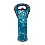 Ocean Surface Print Single Neoprene Wine Tote