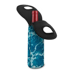 Ocean Surface Print Single Neoprene Wine Tote