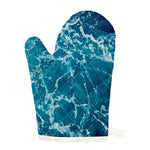 Ocean Surface Print Single Oven Mitt