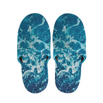 Ocean Surface Print Slippers
