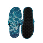 Ocean Surface Print Slippers