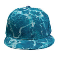Ocean Surface Print Snapback Cap