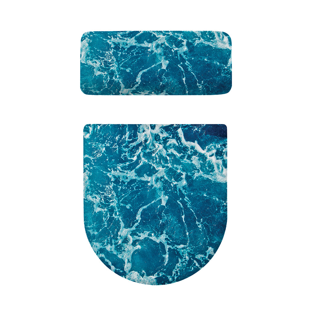 Ocean Surface Print Toilet Lid And Tank Cover Set