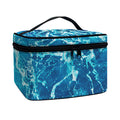 Ocean Surface Print Travel Makeup Bag