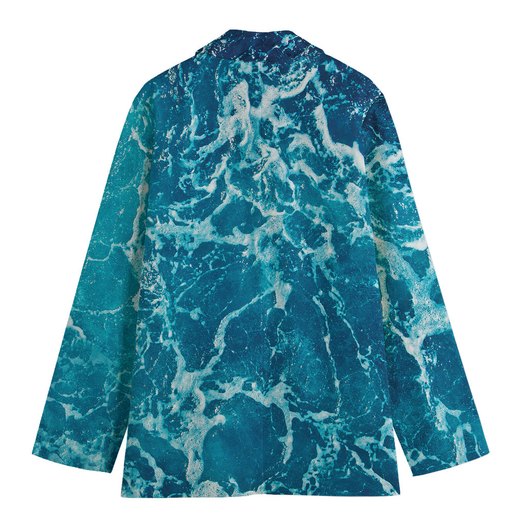 Ocean Surface Print Women's Blazer