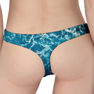 Ocean Surface Print Women's Thong