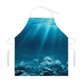 Ocean Underwater Print Adjustable Apron
