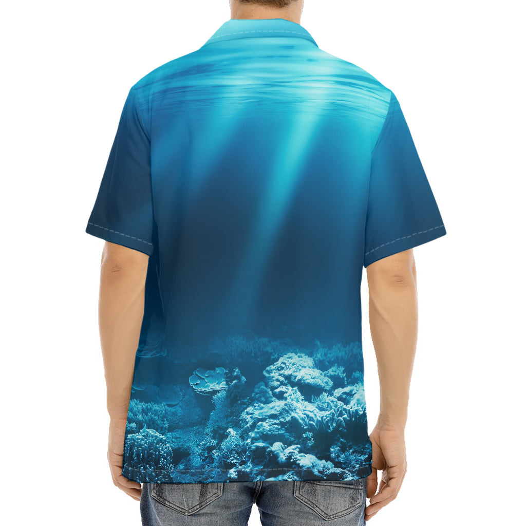 Ocean Underwater Print Aloha Shirt