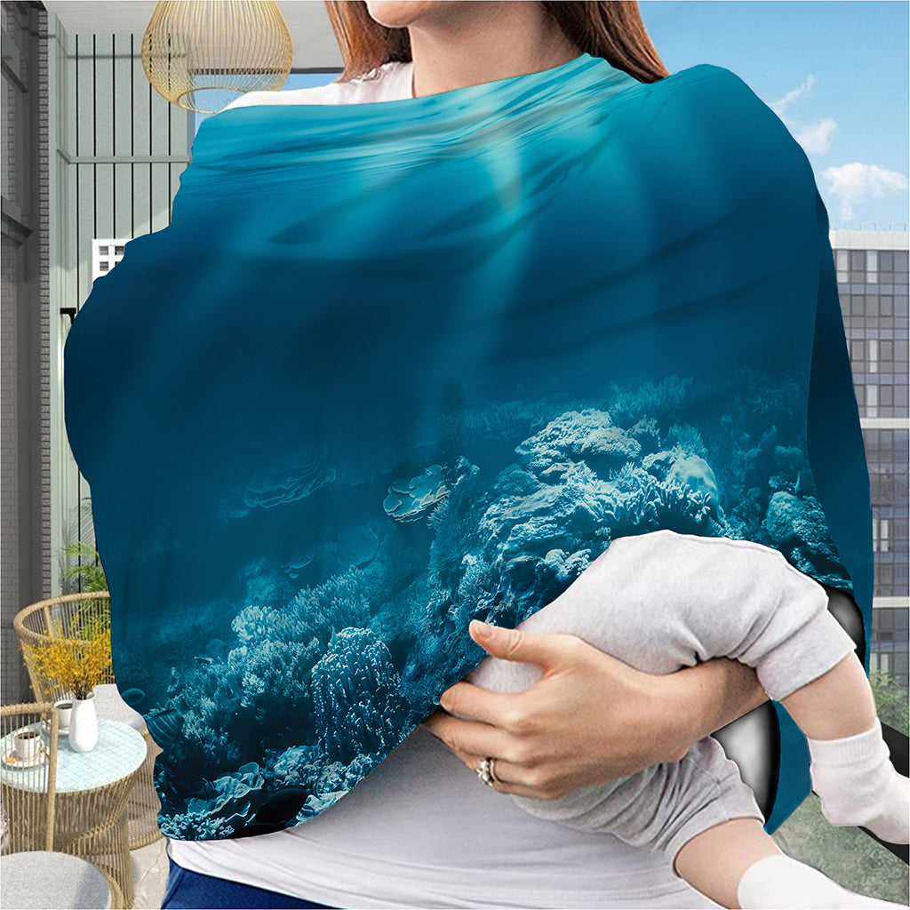 Ocean Underwater Print Baby Seat Cover
