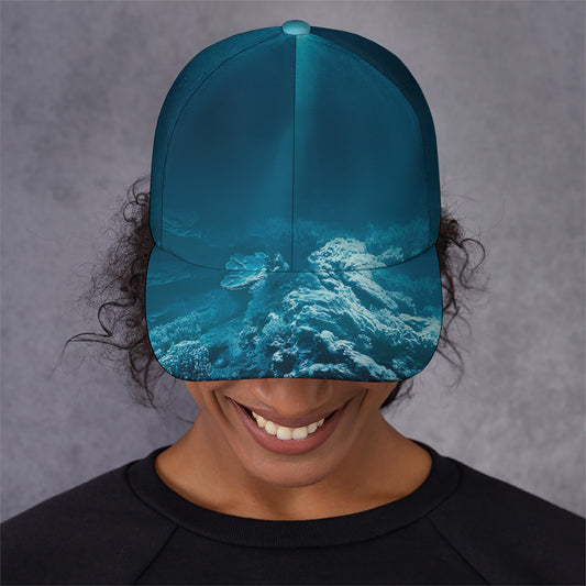 Ocean Underwater Print Baseball Cap