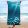 Ocean Underwater Print Beach Towel