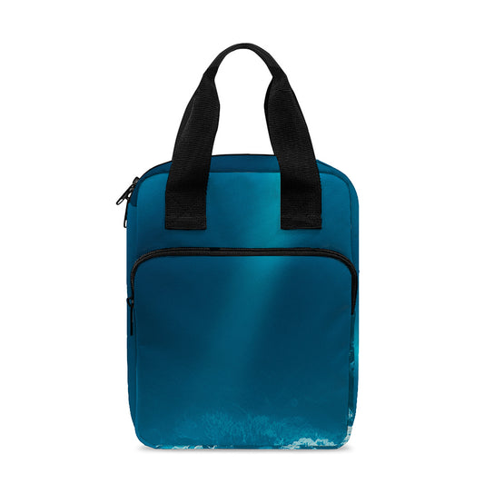 Ocean Underwater Print Bible Tote Bag
