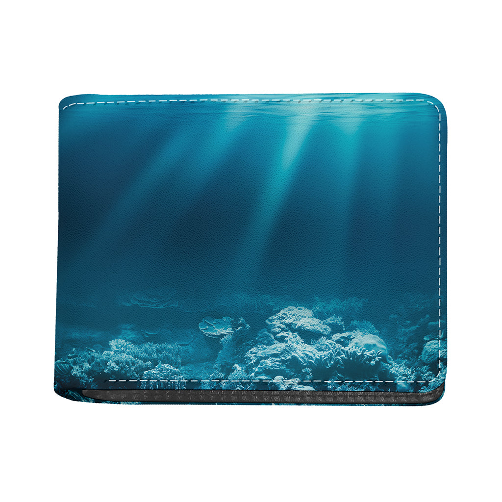 Ocean Underwater Print Bifold Wallet