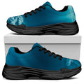 Ocean Underwater Print Black Chunky Shoes