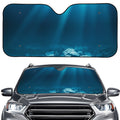 Ocean Underwater Print Car Windshield Sun Shade