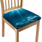 Ocean Underwater Print Chair Cushion Cover