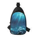 Ocean Underwater Print Sling Bag