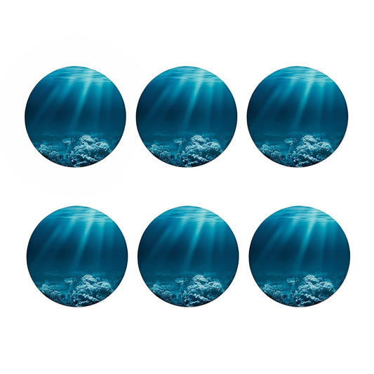 Ocean Underwater Print Coaster Set