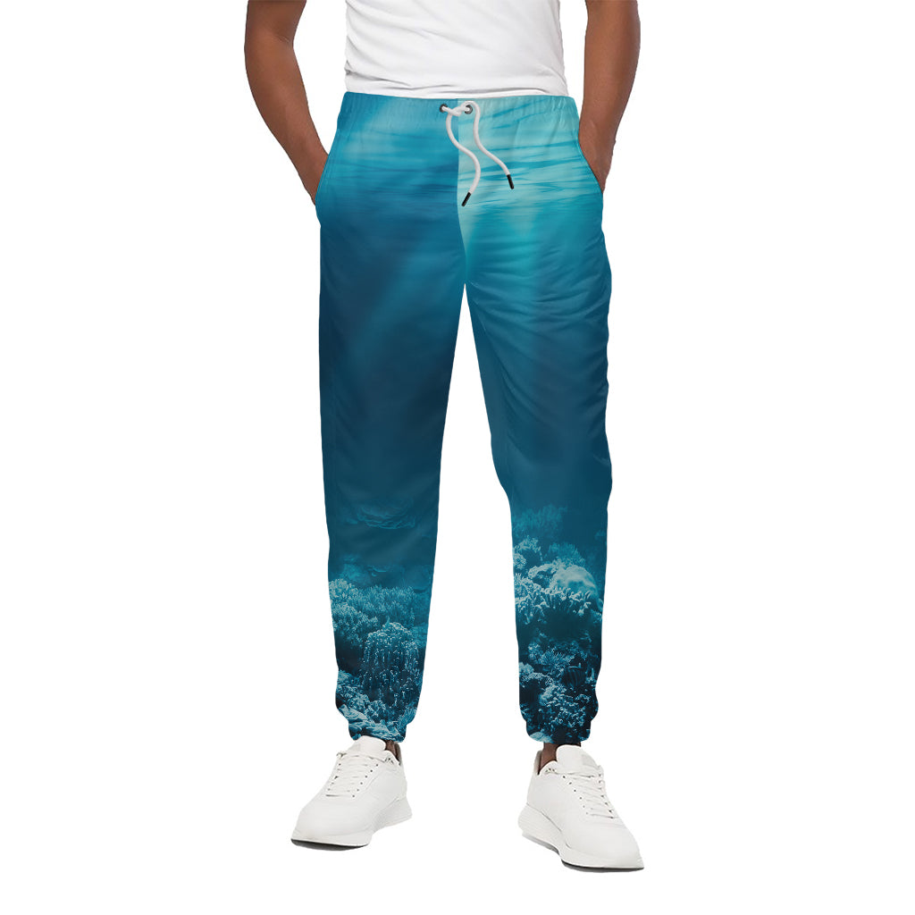 Ocean Underwater Print Cotton Pants