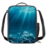 Ocean Underwater Print Crossbody Lunch Bag