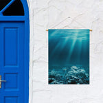Ocean Underwater Print Garden Flag