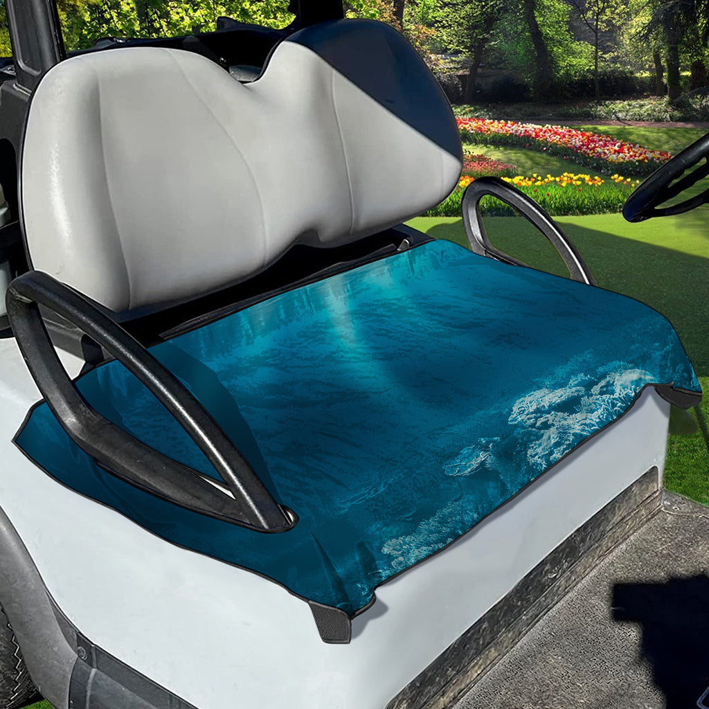 Ocean Underwater Print Golf Cart Seat Cover