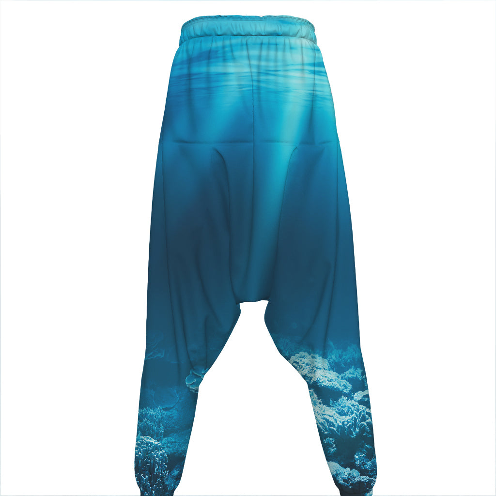Ocean Underwater Print Hammer Pants