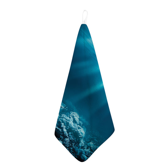 Ocean Underwater Print Hand Towel