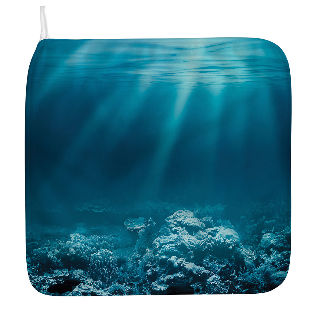 Ocean Underwater Print Hand Towel