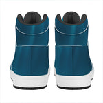 Ocean Underwater Print High Top Leather Sneakers