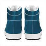 Ocean Underwater Print High Top Leather Sneakers
