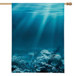 Ocean Underwater Print House Flag