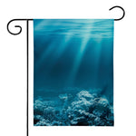 Ocean Underwater Print House Flag