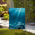 Ocean Underwater Print House Flag