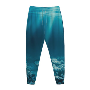 Ocean Underwater Print Jogger Pants